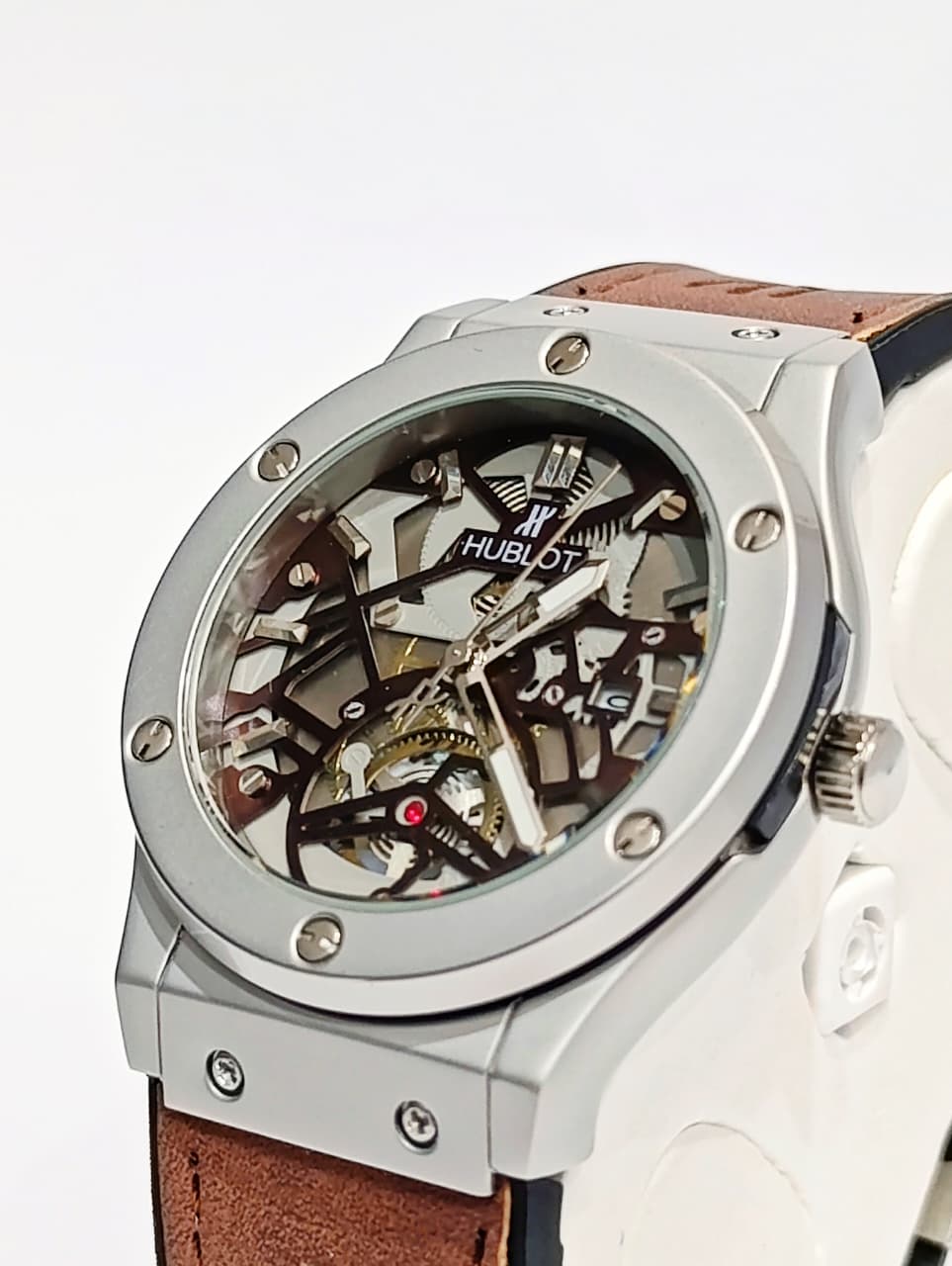 Luxury Hublot Skeleton Chronograph Watch