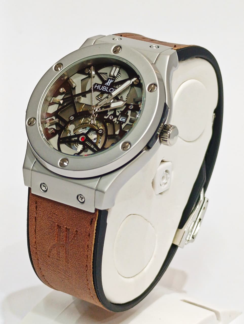 Luxury Hublot Skeleton Chronograph Watch